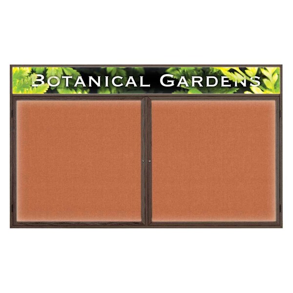 Open Faced Traditional Corkboard, 48x36"